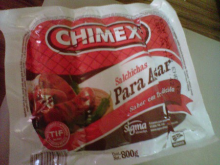 Salchicha Asar Chimex